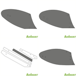 Streichblech-Hinterteile, Streichblech-Streifen & Streichschienen